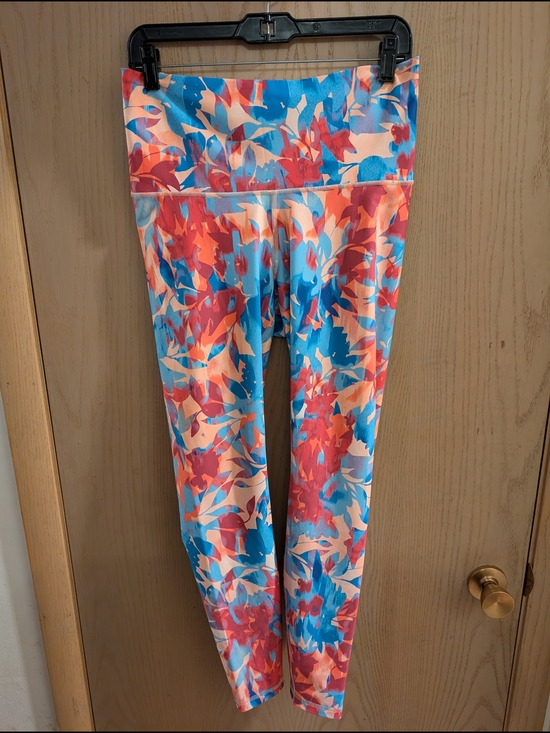 Old Navy Pants - Old Navy Blue and Coral Floral Leggings